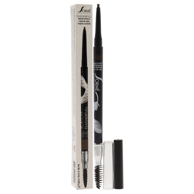 Featherfull Eyebrow Pencil - 53 Brown by Sorme Cosmetics for Women - 0.14 oz Eyebrow Pencil, See Description, alternate image number null