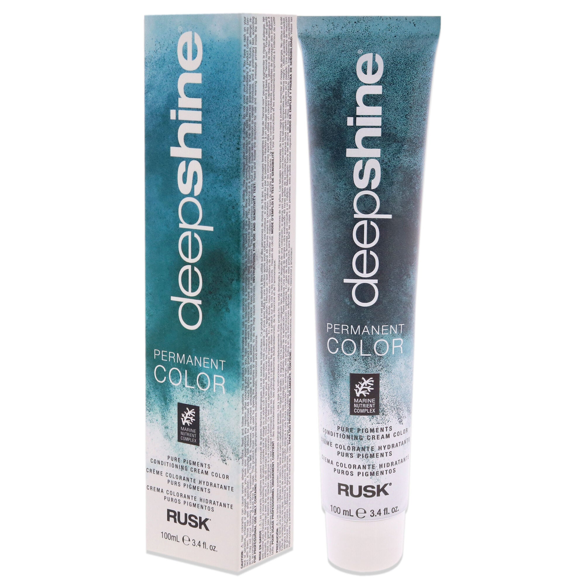 Deepshine Pure Pigments Conditioning Cream Color - 5.000NC Light Brown by Rusk for Unisex - 3.4 oz Hair Color, See Description, alternate image number 3