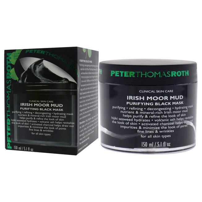 Irish Moor Mud Purifying Black Mask - All Skin Types by Peter Thomas Roth for Unisex - 5 oz Mask, NA, alternate image number null
