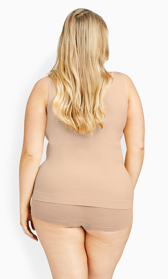 Seamless Shaping Cami - beige, , alternate image number null