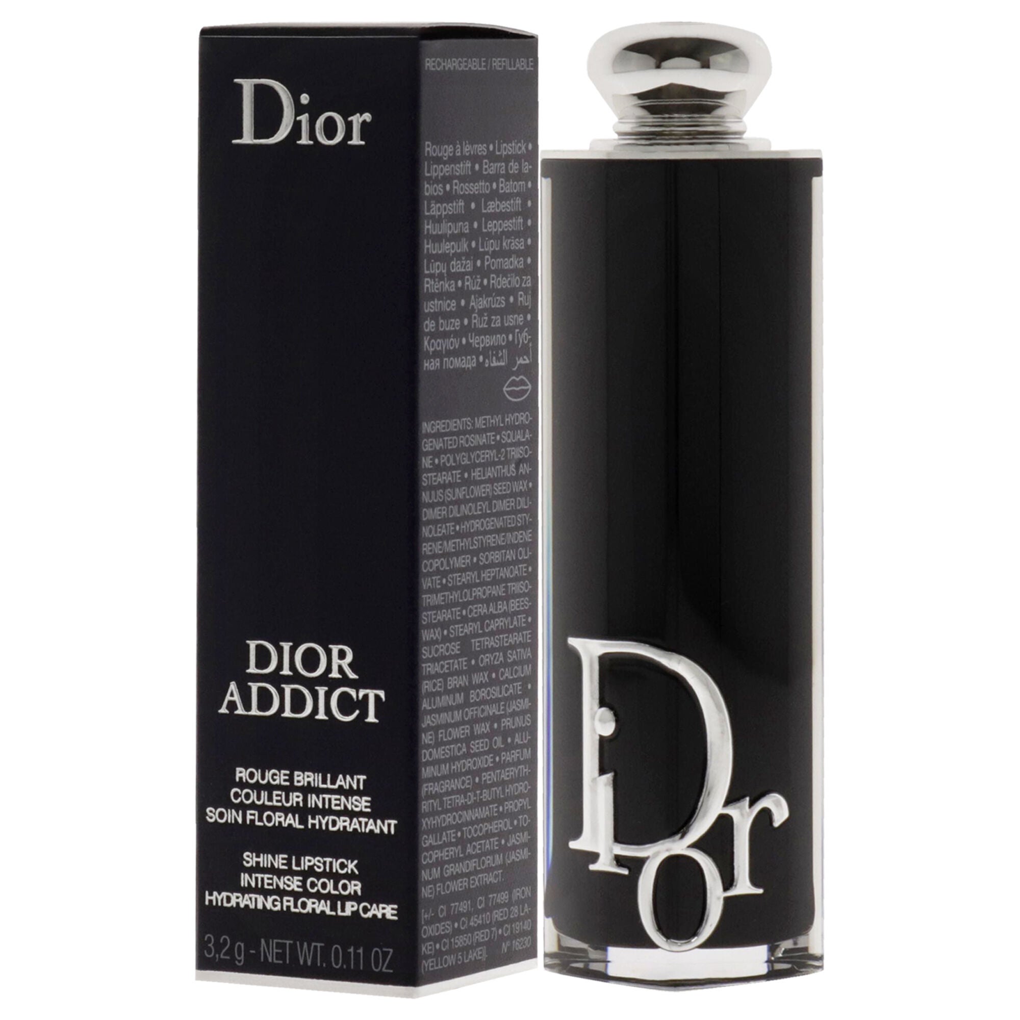 Dior Addict Hydrating Shine Lipstick - 972 Silhouette by Christian Dior for Women - 0.11 oz Lipstick (Refillable), , alternate image number 8