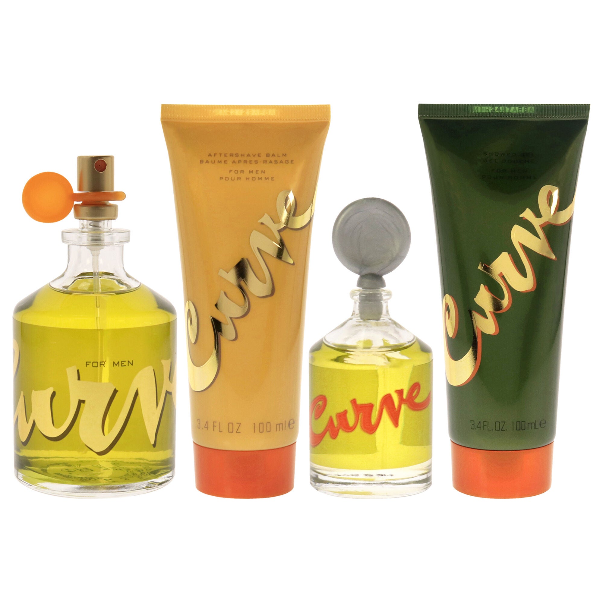Curve by Liz Claiborne for Men - 4 Pc Gift Set 4.2oz EDC Spray, 0.25oz EDC Splash, 3.4oz After Shave Balm, 3.4oz Shower Gel, See Description, alternate image number 4