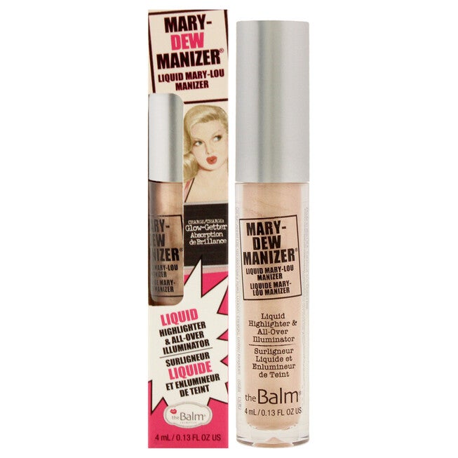 Mary Dew Manizer Liquid Highlighter by the Balm for Women - 0.13 oz Highlighter, NA, hi-res image number null