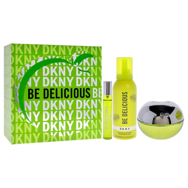 Be Delicious by Donna Karan for Women - 3 Pc Gift Set 3.4oz EDP Spray, 0.5oz EDP Spray, 5.1oz Shower Mousse, See Description, alternate image number 1