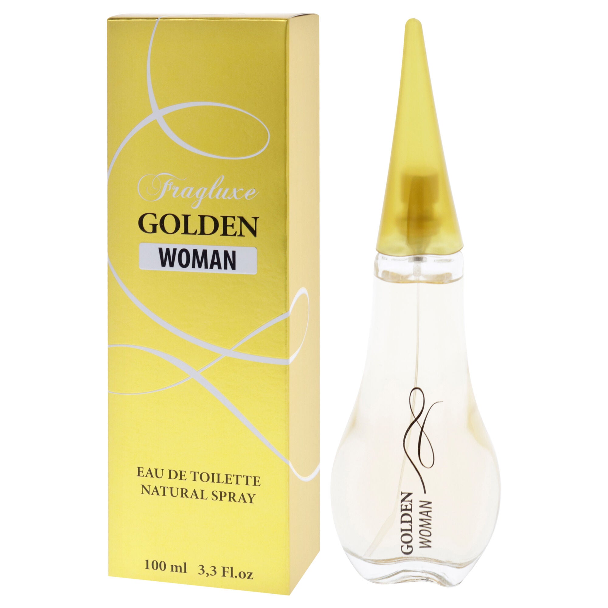 Golden by Fragluxe for Women - 3.3 oz EDT Spray, Clear, alternate image number 3