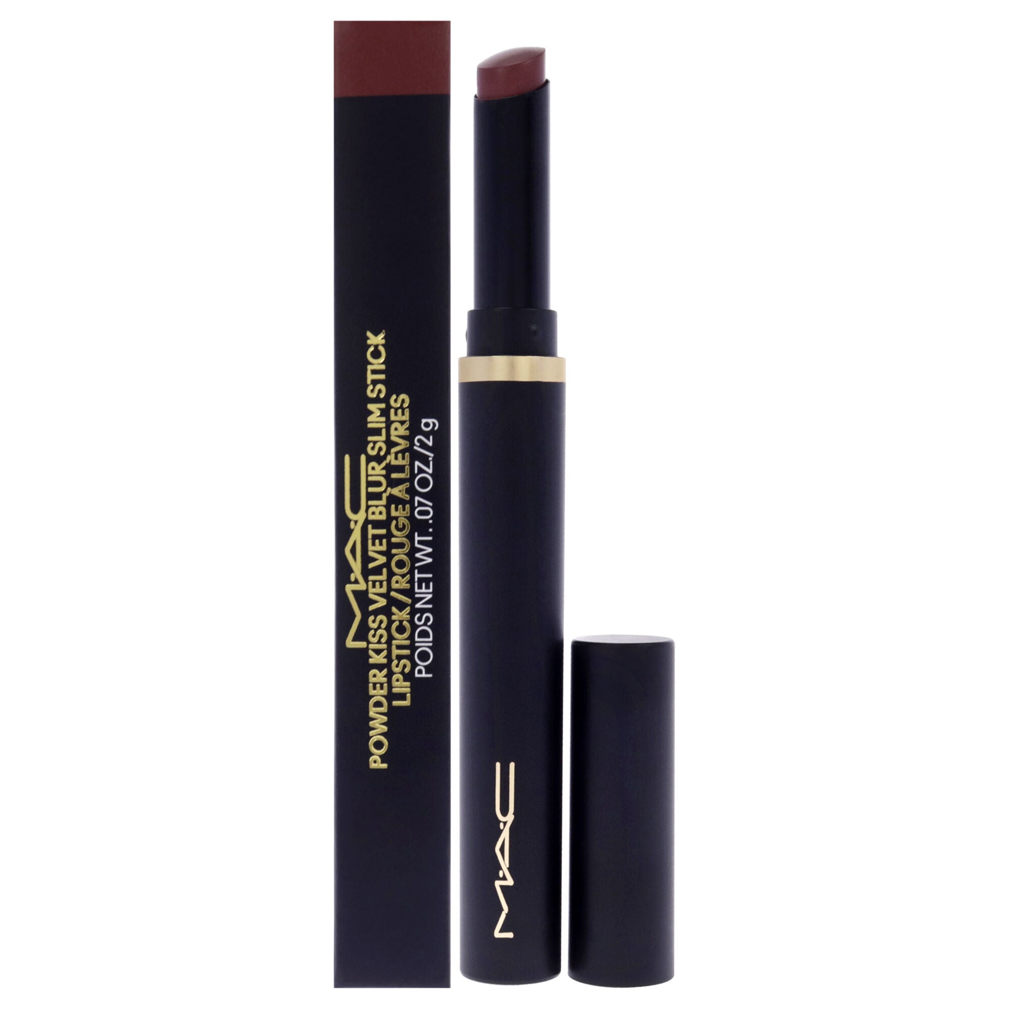Powder Kiss Velvet Blur Slim Stick - Rose Mary by MAC for Women - 0.7 oz Lipstick, See Description, hi-res image number 0