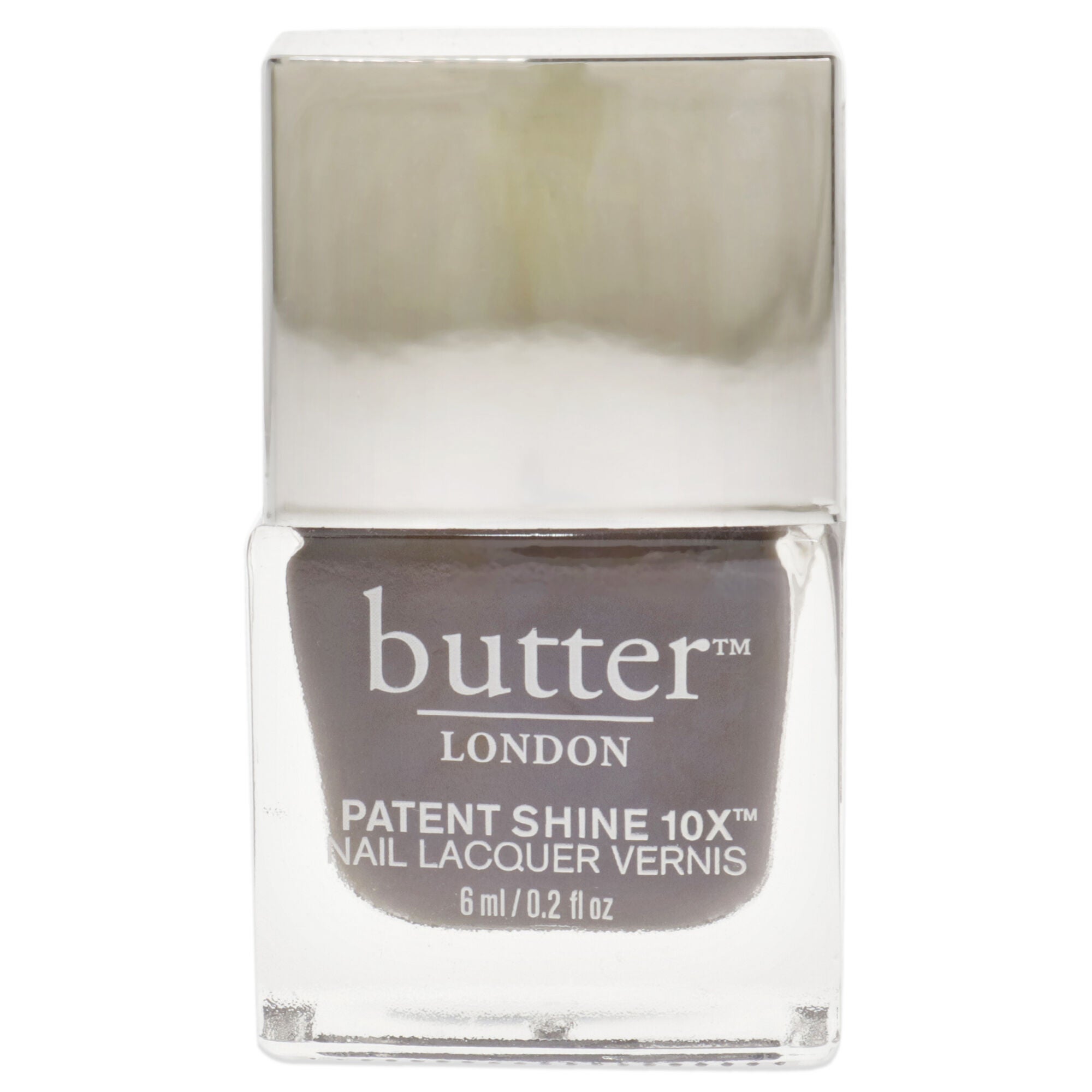 Patent Shine 10X Nail Lacquer - Mink Grey by Butter London for Women - 0.2 Nail Polish, Brown, hi-res image number 0