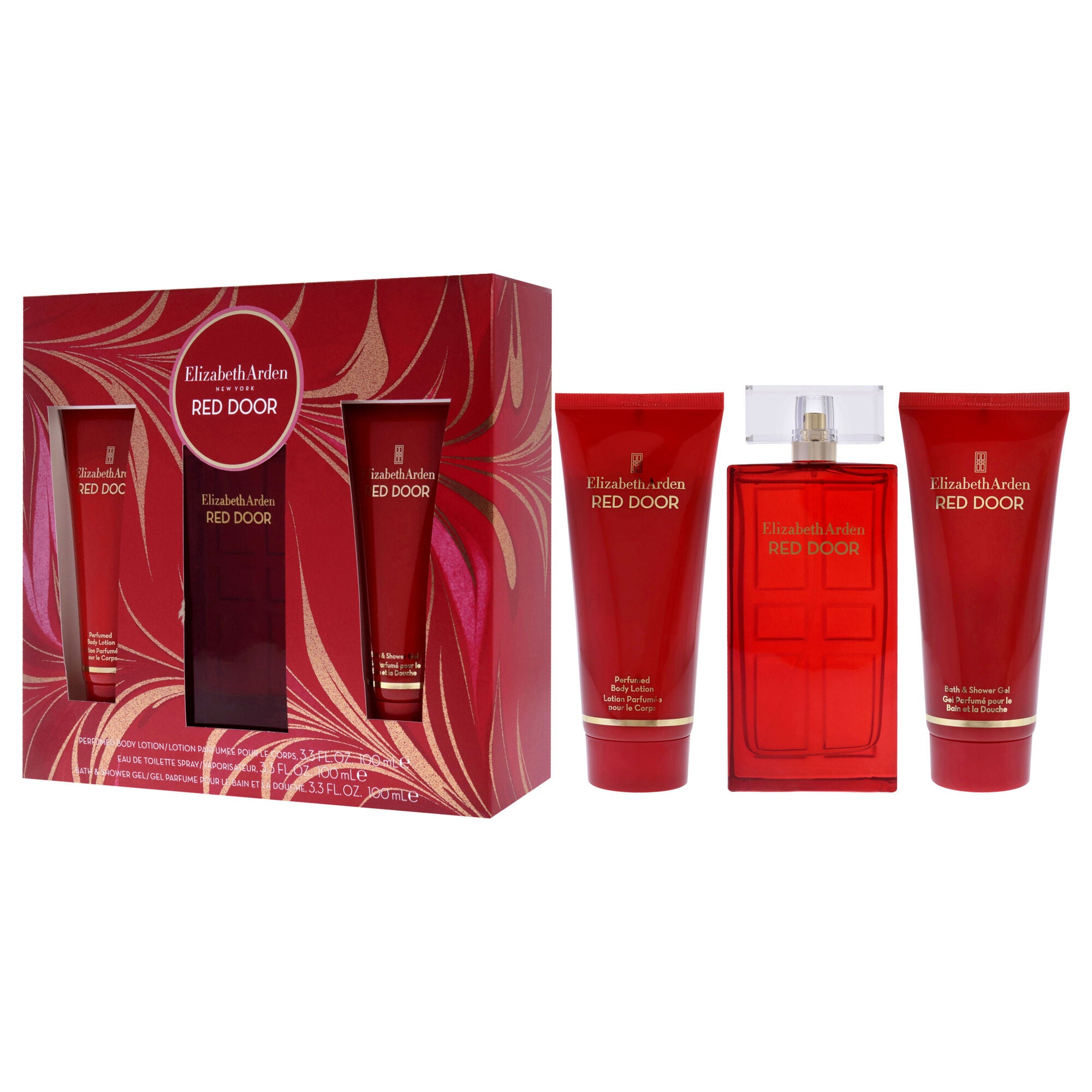 Red Door by Elizabeth Arden for Women - 3 Pc Gift Set 3.3oz EDT Spray, 3.3oz Body Lotion, 3.3oz Bath & Shower Gel, , alternate image number 8