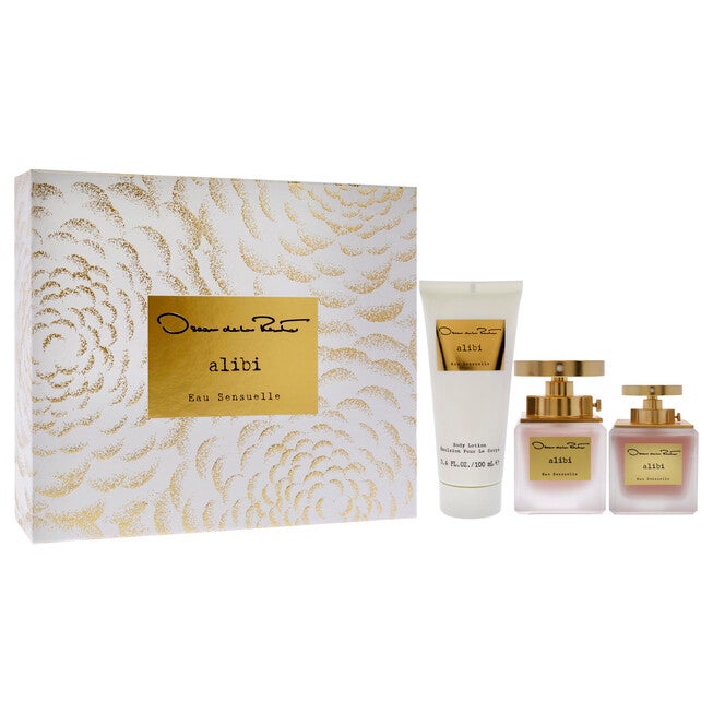 Alibi Eau Sensuelle by Oscar De La Renta for Women - 3 Pc Gift Set 3.3oz EDP Spray, 1oz EDP Spray 3.4oz Body Lotion, NA, alternate image number null
