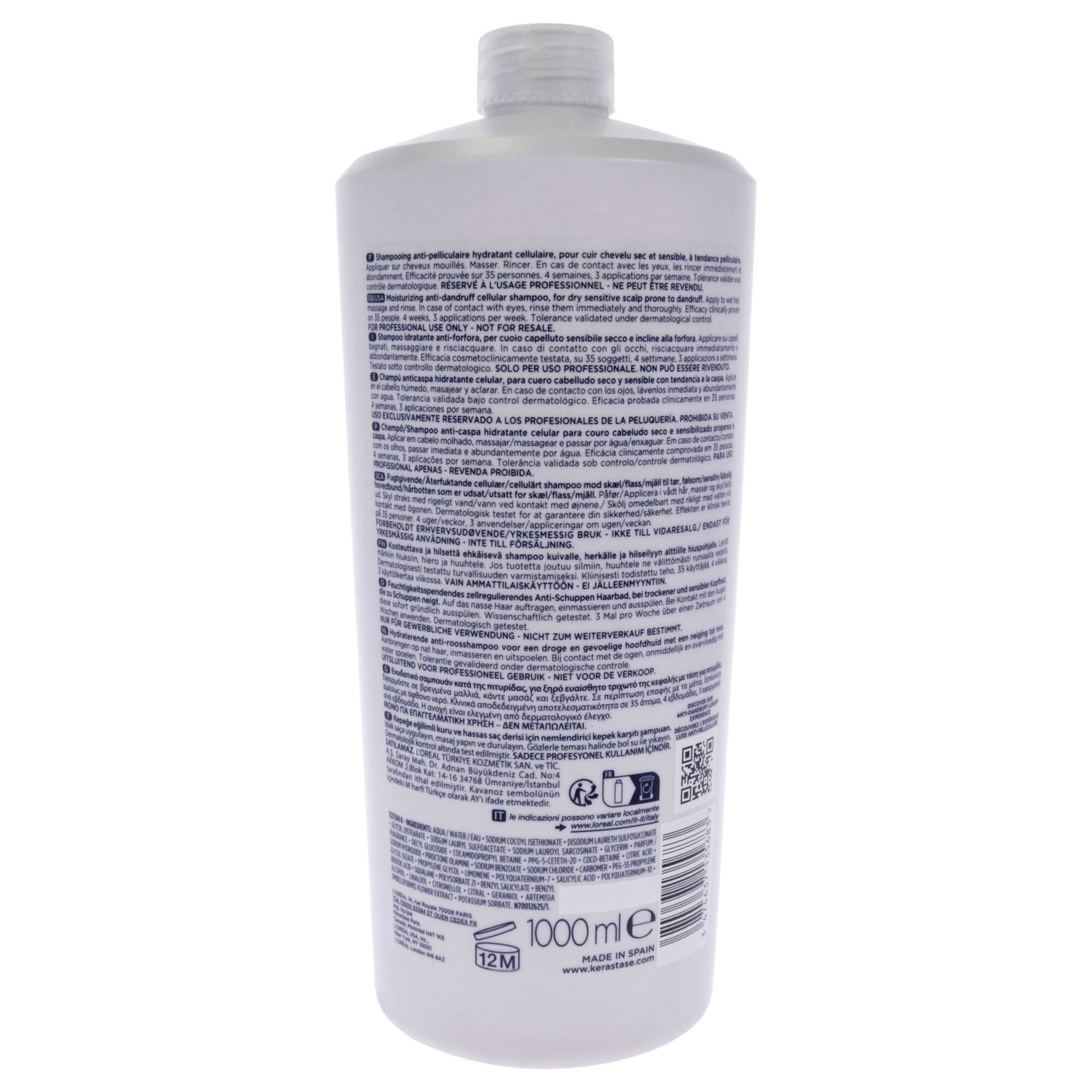 Symbiose Moisturizing Anti-Dandruff Cellular Shampoo by Kerastase for Unisex - 34 oz Shampoo, See Description, alternate image number 1