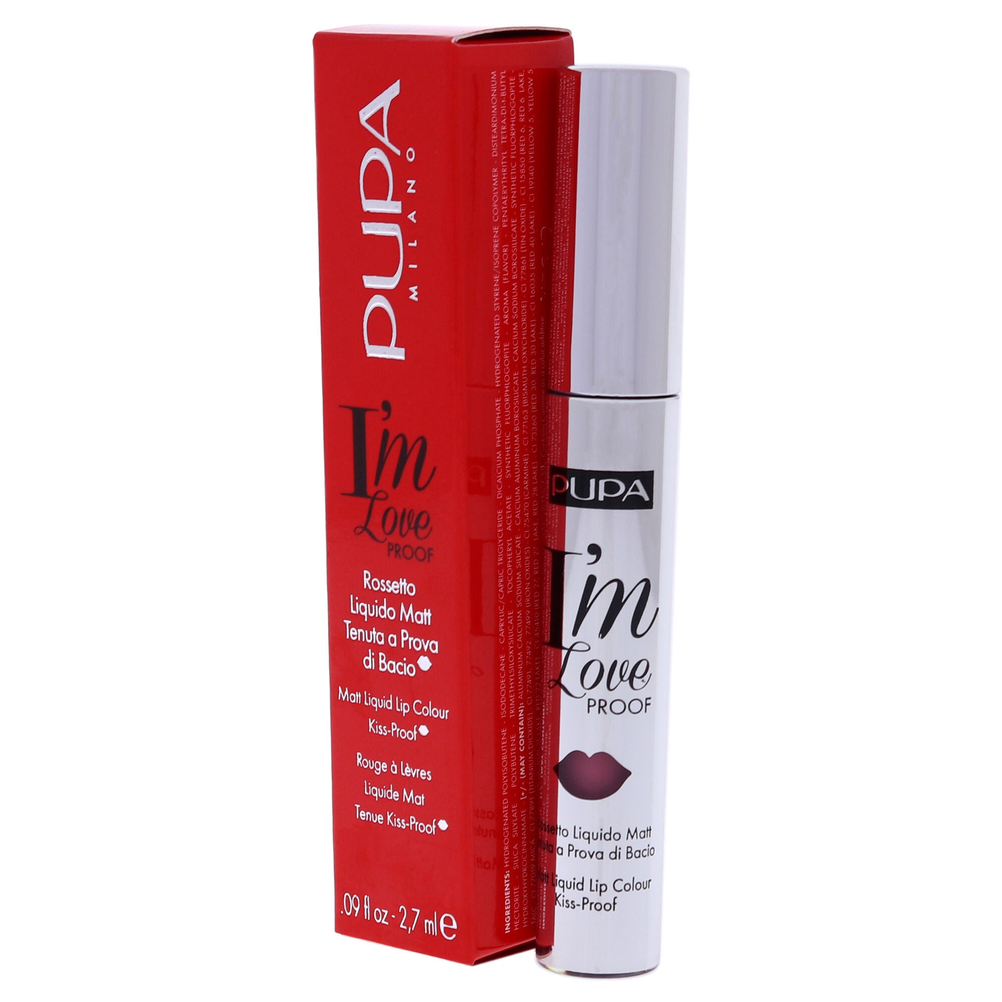I Am Love Proof Matt Liquid Lip Color - 004 Intense Rose by Pupa Milano for Women - 0.09 oz Lipstick, See Description, alternate image number 2