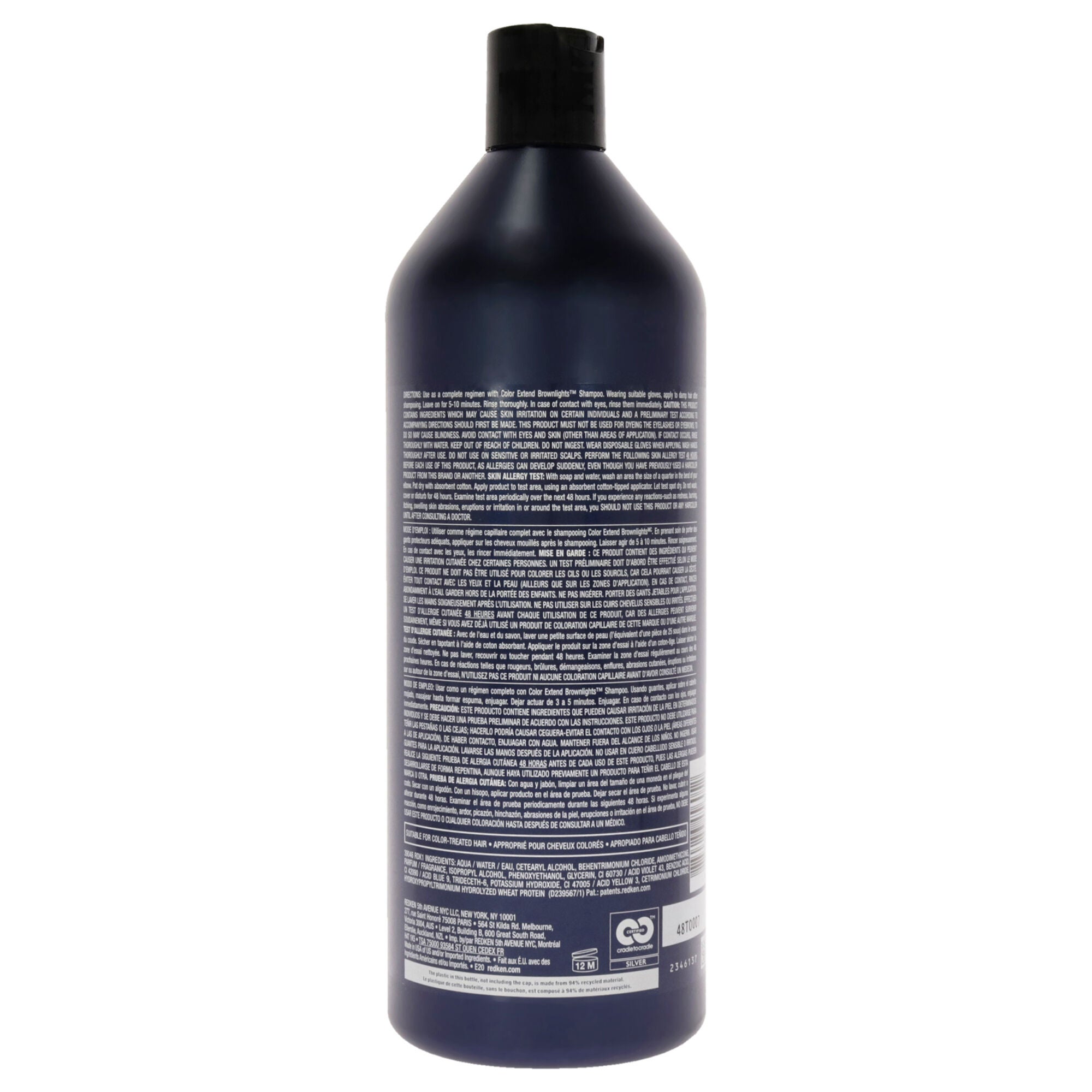 Color Extend Brownlights Blue Toning Conditioner-NP by Redken for Unisex - 33.8 oz Conditioner, , alternate image number 3