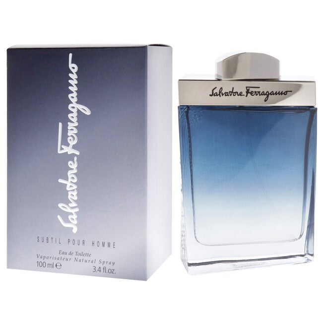 Subtil by Salvatore Ferragamo for Men - 3.4 oz EDT Spray, NA, alternate image number null