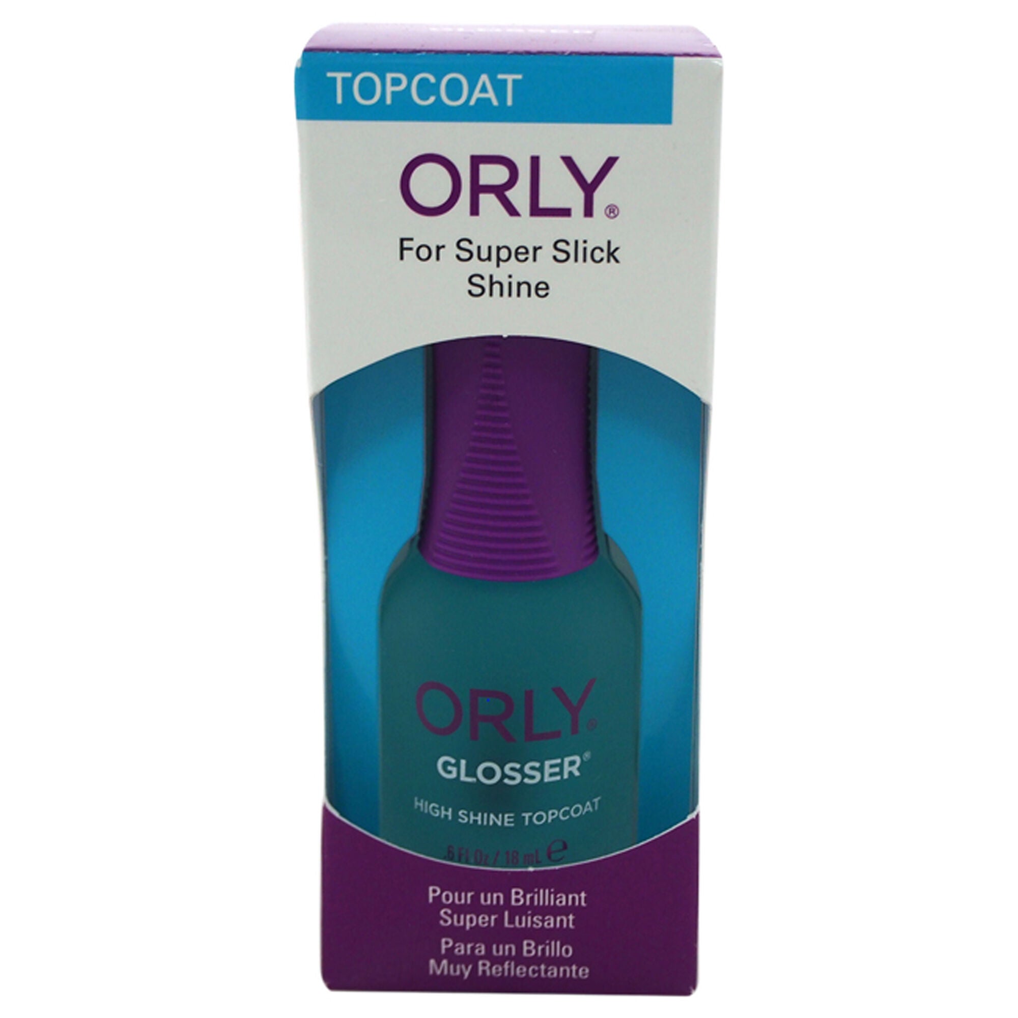 Glosser High Shine Topcoat by Orly for Women - 0.6 oz Nail Polish, , alternate image number 5