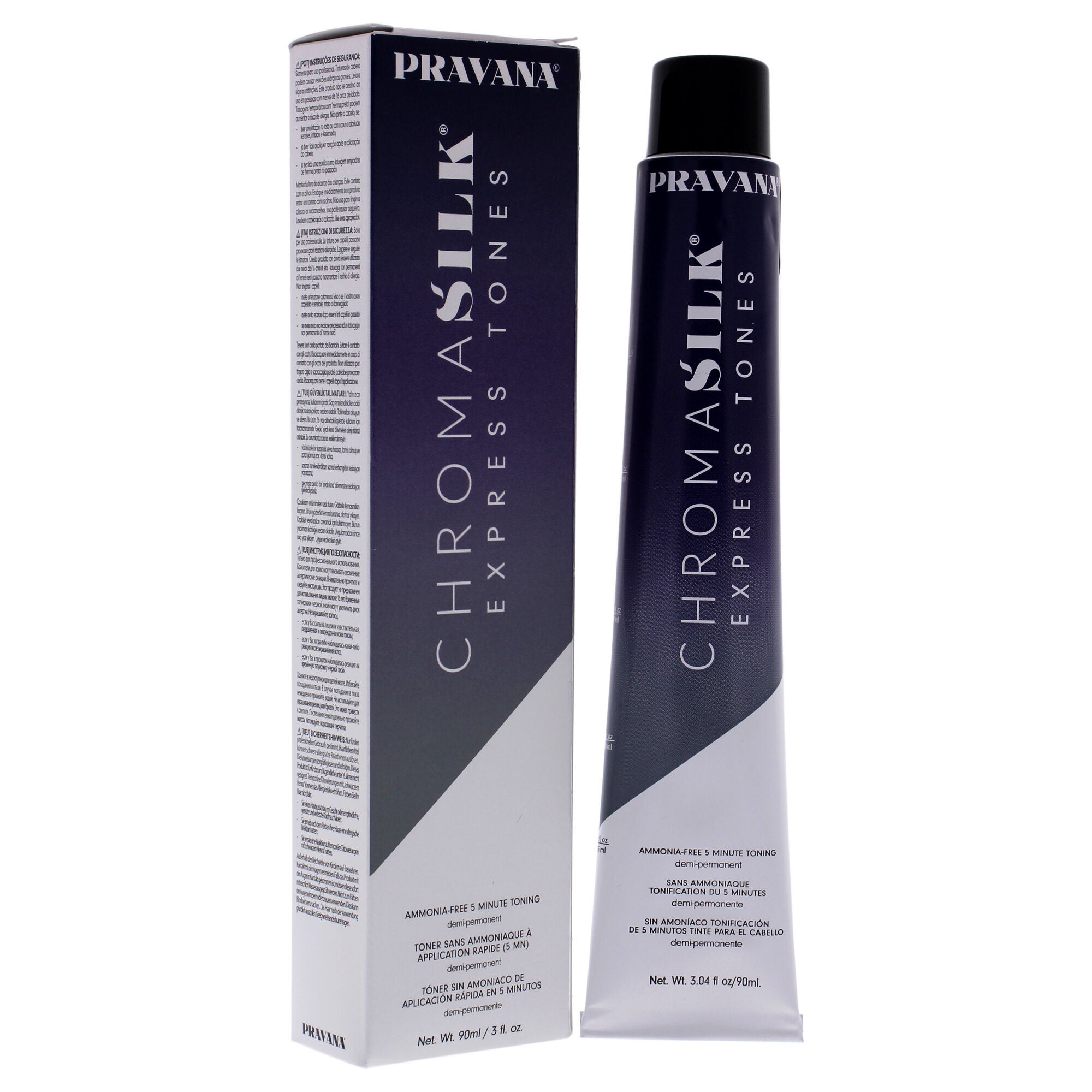 ChromaSilk Express Tones - Violet by Pravana for Unisex - 3 oz Hair Color, See Description, alternate image number 2