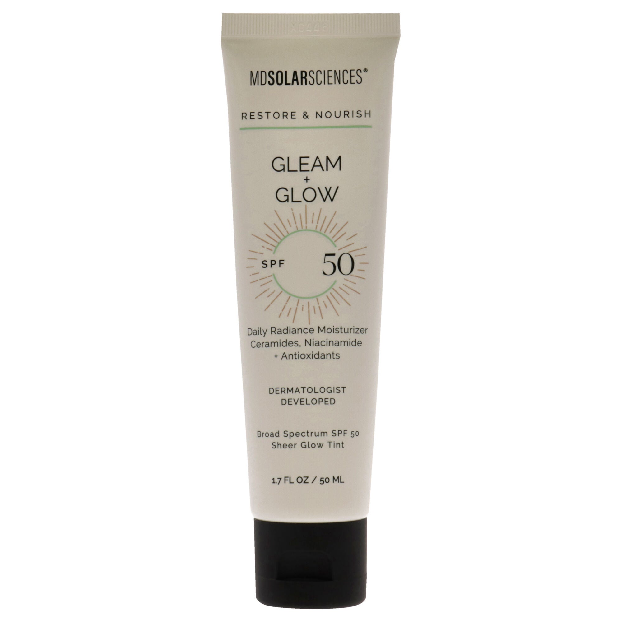 Gleam Plus Glow SPF 50 by MDSolarSciences for Women - 1.7 oz Moisturizer, See Description, alternate image number 4