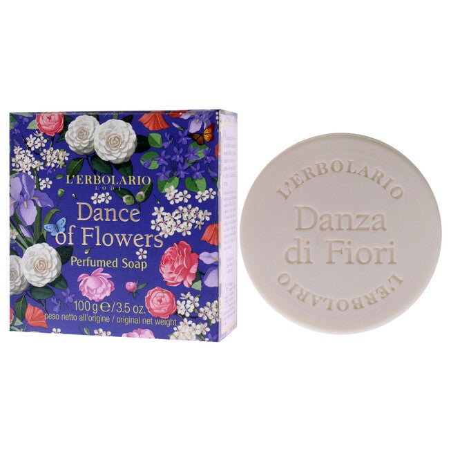 Dance of Flowers Perfumed Bar Soap by LErbolario for Unisex - 3.5 oz Soap, NA, alternate image number null