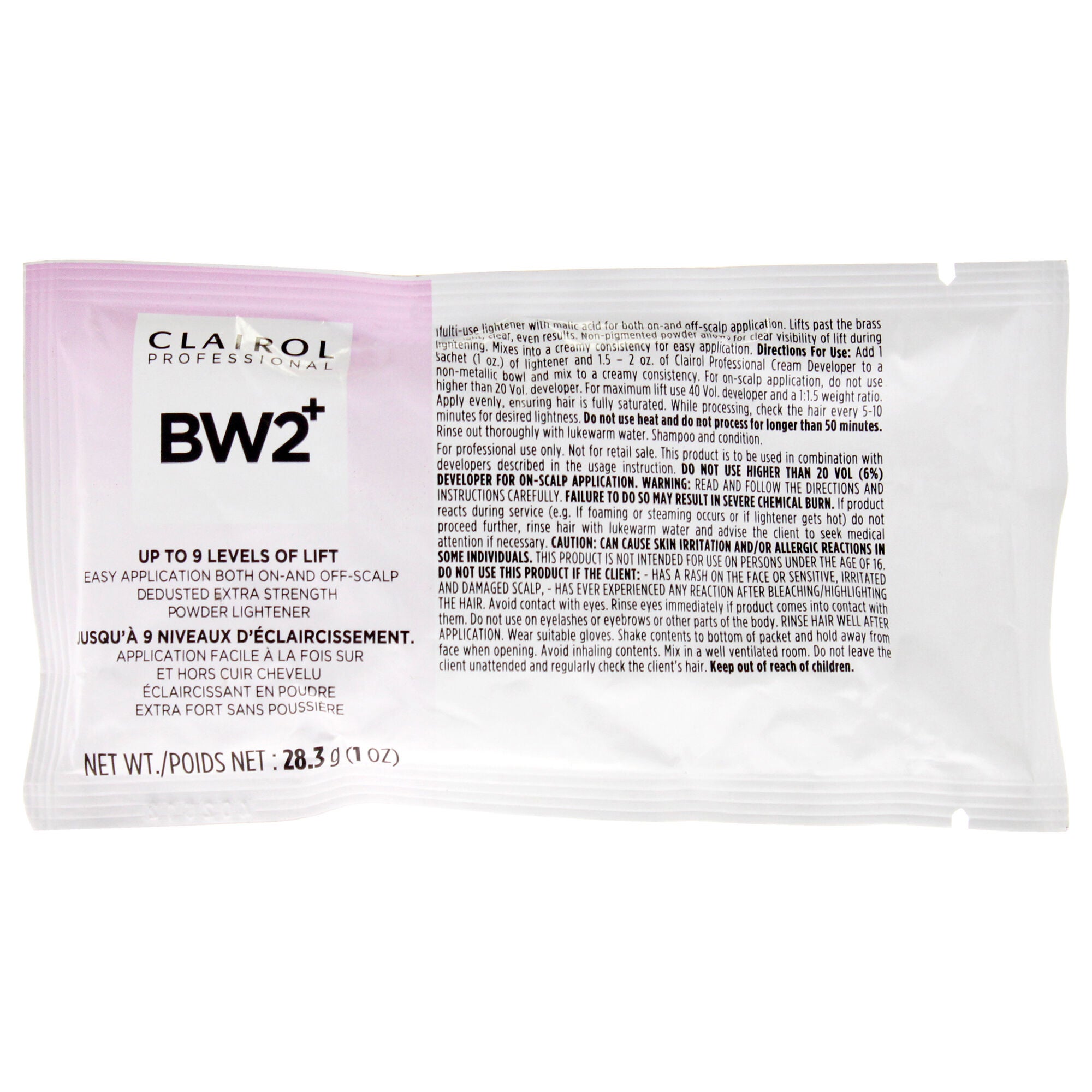 Professional Basic White 2 Powder Lighteners by Clairol for Unisex - 1 oz Hair Color, See Description, hi-res image number 0