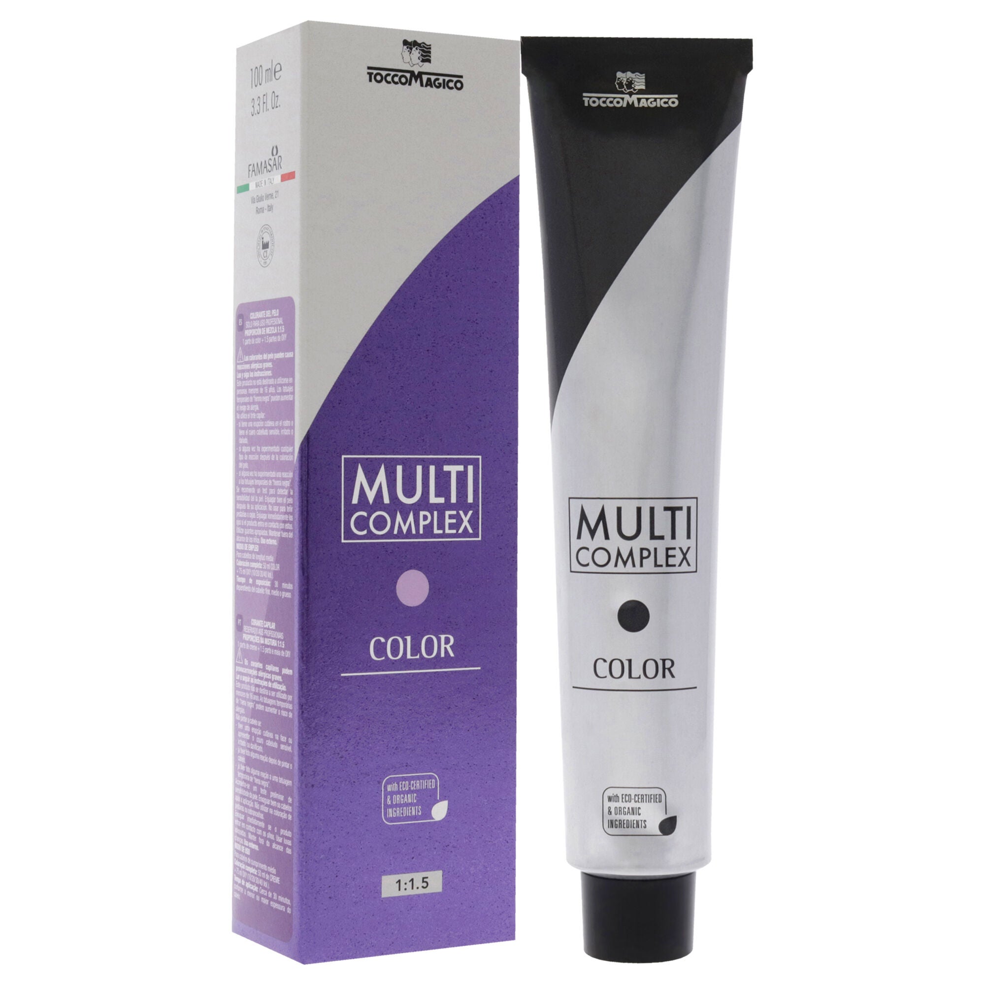 Multi Complex Permanet Hair Color - 6.66 Intense Red Dark Blond by Tocco Magico for Unisex - 3.38 oz Hair Color, See Description, alternate image number 1