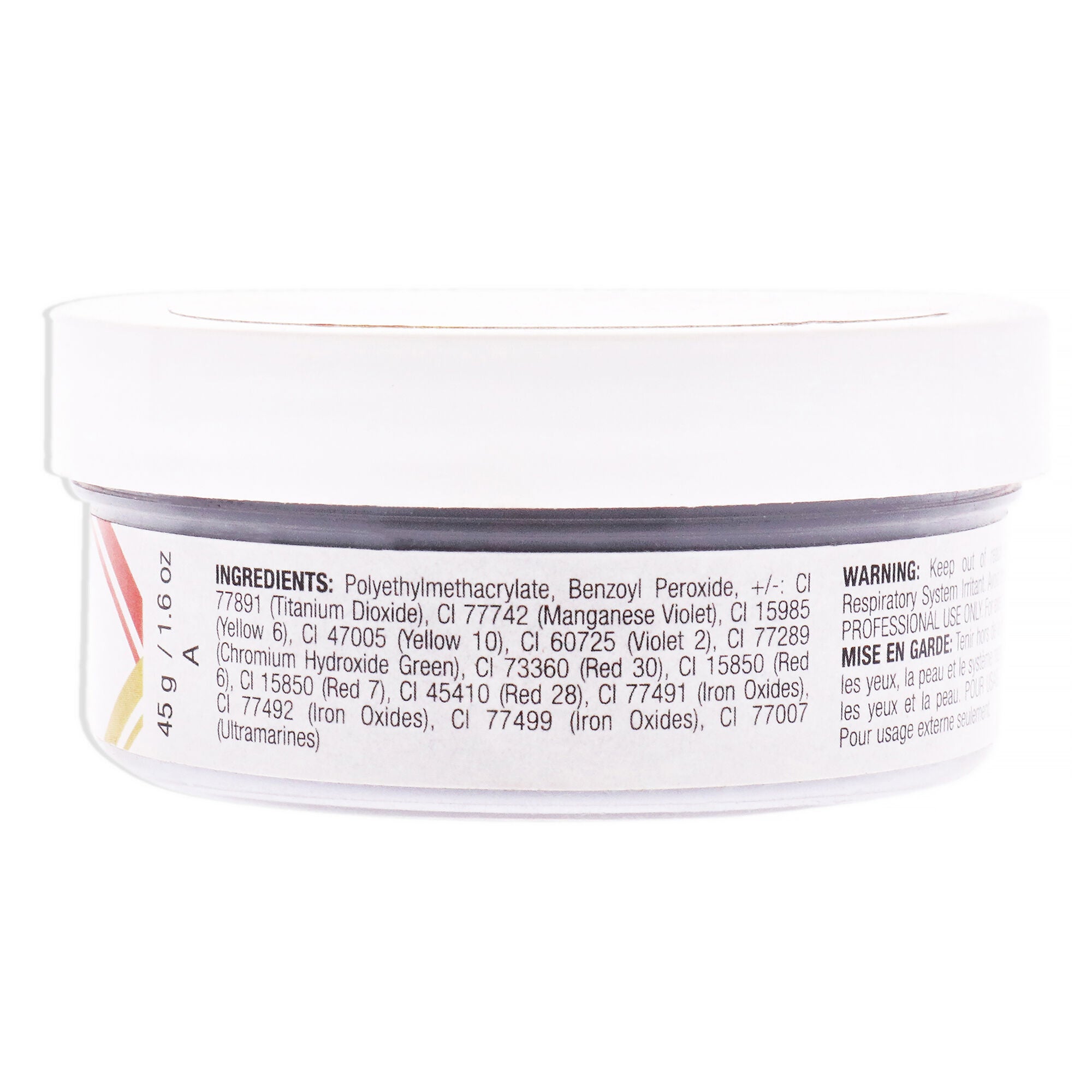 Colour Acrylic Powder - Licorice Black by Cuccio PRO for Women - 1.6 oz Acrylic Powder, See Description, alternate image number 2