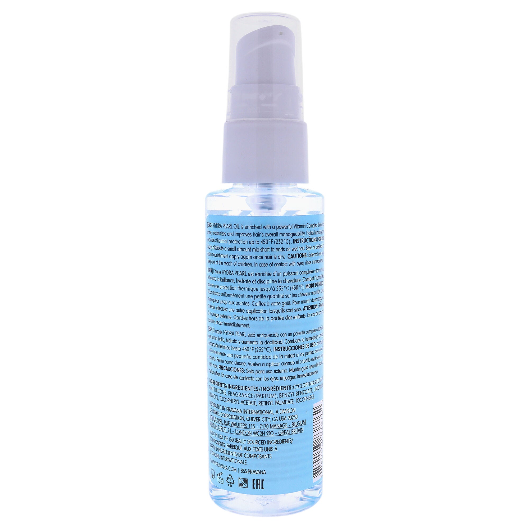 Hydra Pearl Oil by Pravana for Unisex - 2.2 oz Oil, See Description, alternate image number 1