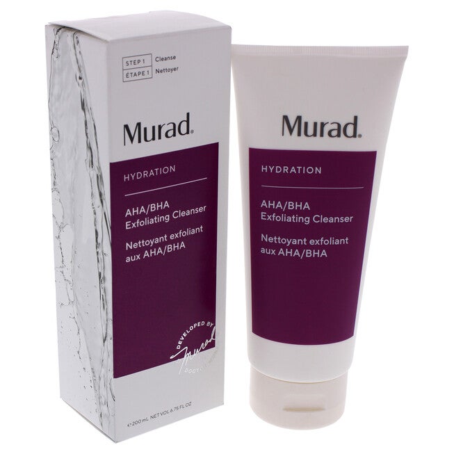AHA-BHA Exfoliate Cleanser by Murad for Unisex - 6.75 oz Cleanser, NA, alternate image number null
