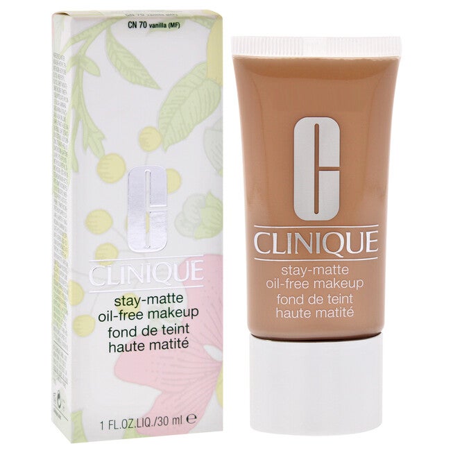 Stay-Matte Oil-Free Makeup - 14 Vanilla (MF-G) - Dry Combination To Oily by Clinique for Women - 1 oz Makeup, NA, alternate image number null