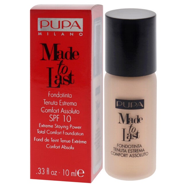 Made to Last Extreme Staying Power Foundation SPF 10 - 030 Porcelain by Pupa Milano for Women - 0.33 oz Foundation, NA, alternate image number null