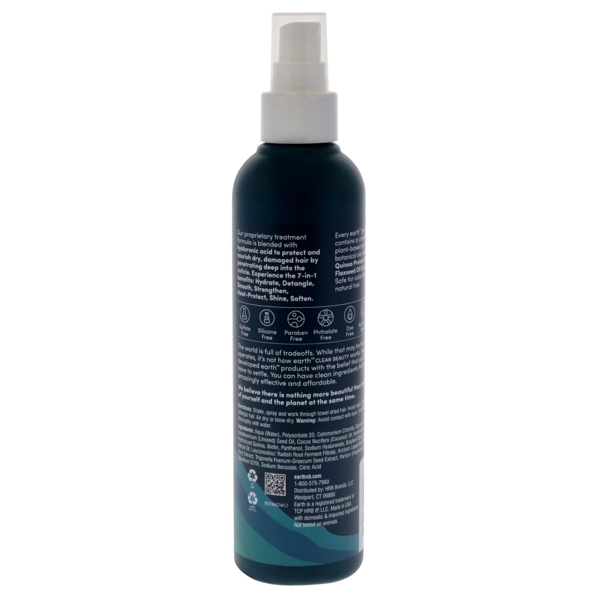 7-in-1 Leave-in Treatment with Hyaluronic Acid by Earth for Unisex - 6 oz Treatment, See Description, alternate image number 1