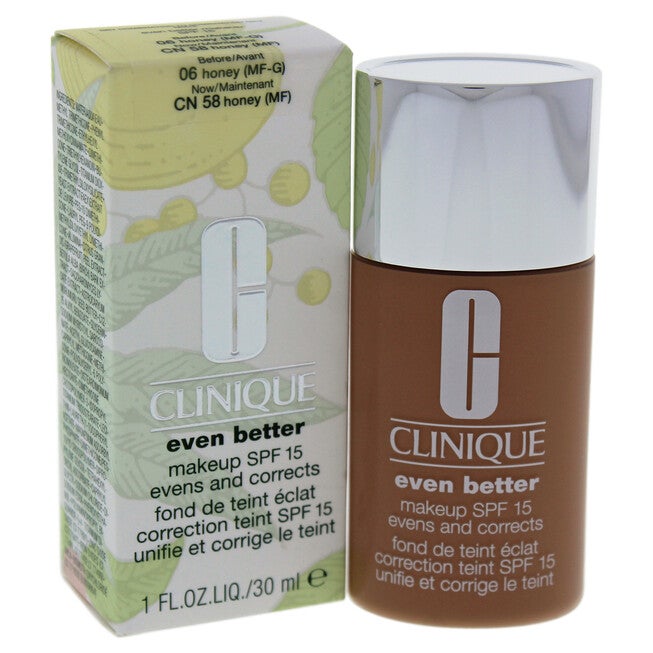 Even Better Makeup SPF 15 - 06 Honey MF-G - Dry To Combination Oily Skin by Clinique for Women - 1 oz Foundation, , alternate image number null