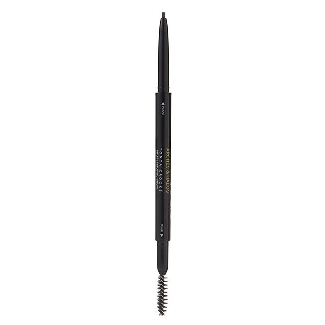 Micro Defining Brow Pencil - Dark Brown by Arches and Halos for Women - 0.003 oz Eyebrow Pencil, , alternate image number null