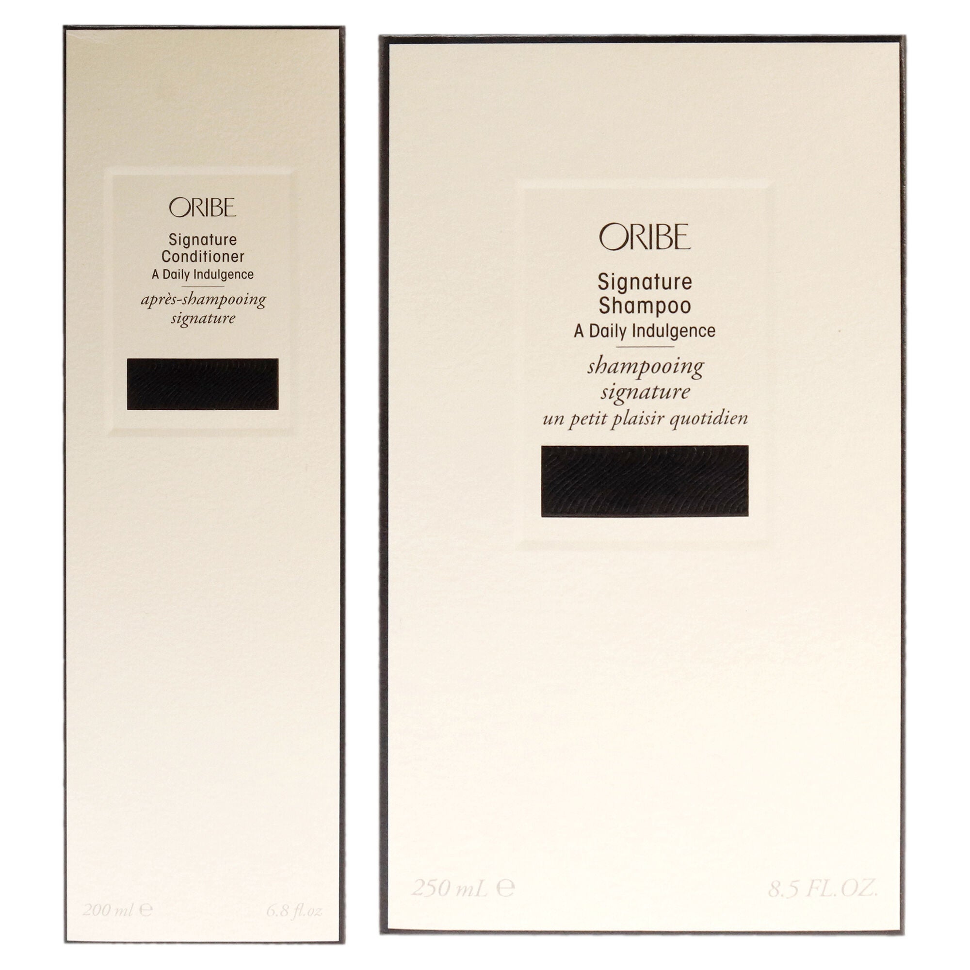 Signature Shampoo and Signature Conditioner Kit by Oribe for Unisex - 2 Pc Kit 8.5oz Shampoo, 6.8oz Conditioner, White, alternate image number 4