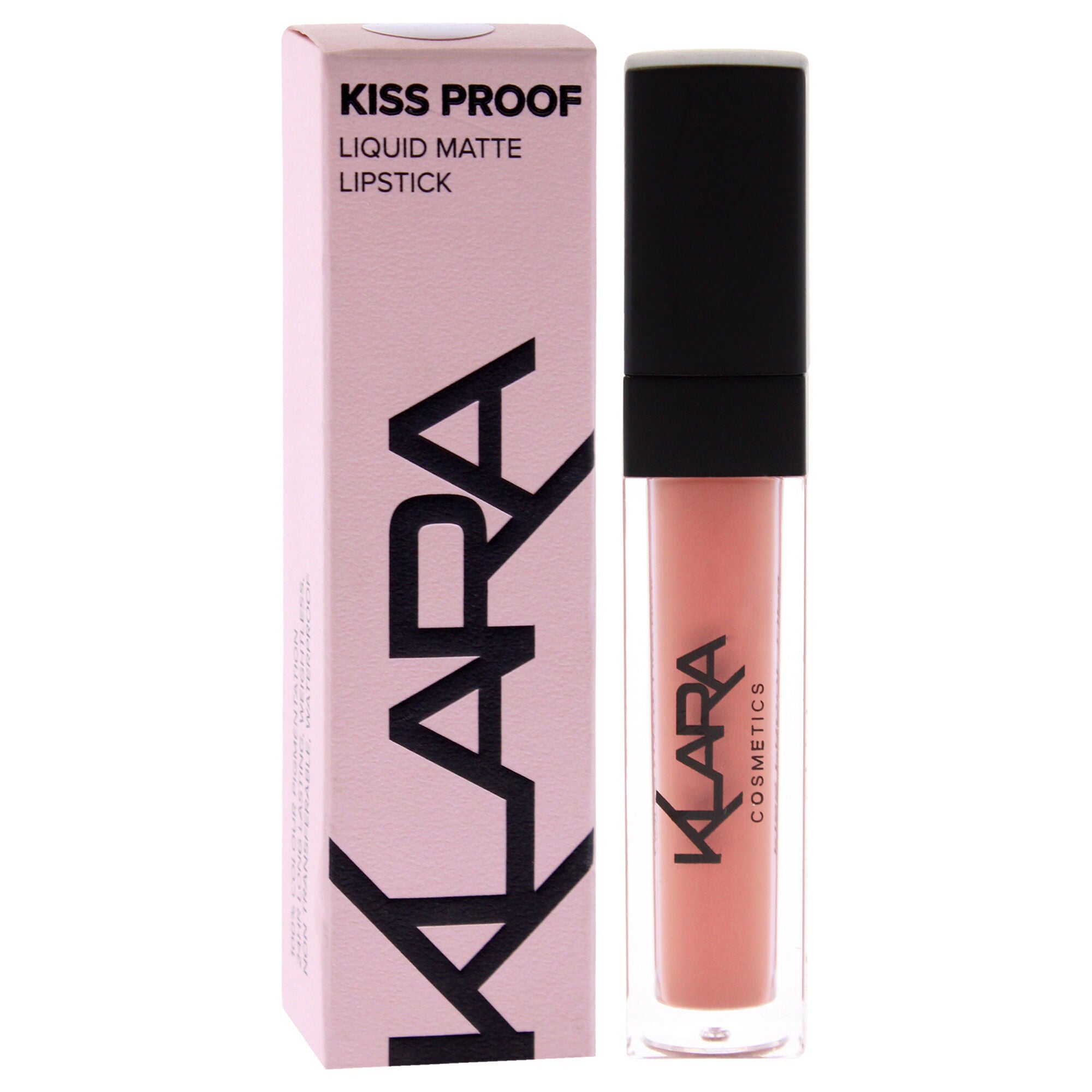 Kiss Proof Lipstick Liquid Matte - 28 Cookie Brown by Klara for Women - 0.27 oz Lipstick, See Description, alternate image number 1