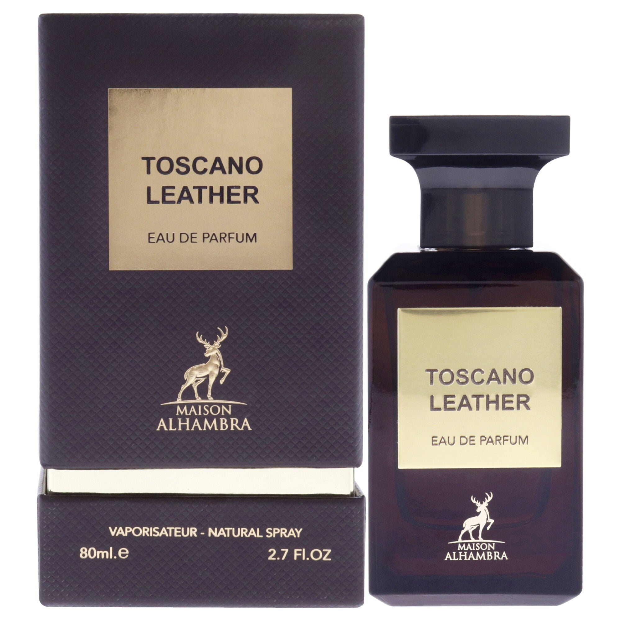 Toscano Leather by Maison Alhambra for Men - 2.7 oz EDP Spray, See Description, hi-res image number 0