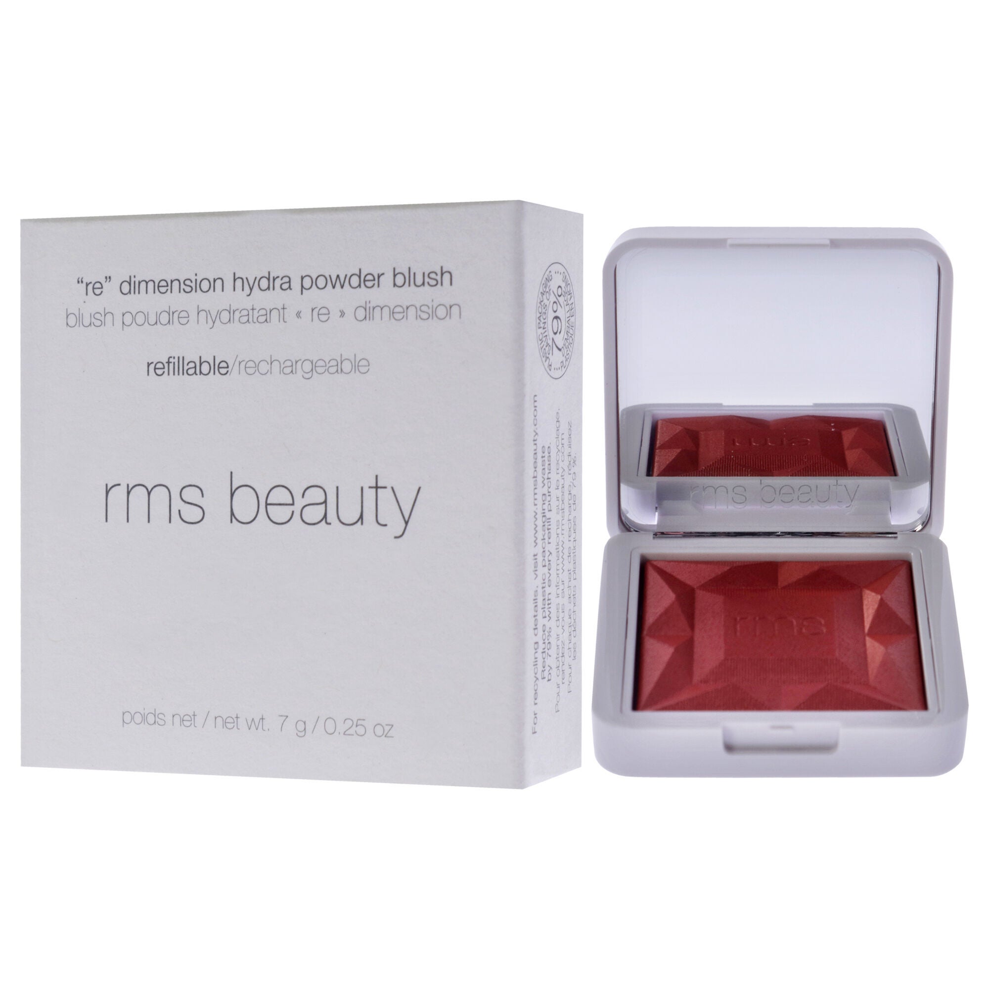 ReDimension Hydra Powder Blush - Sangria by RMS Beauty for Women - 0.25 oz Blush, , alternate image number 8