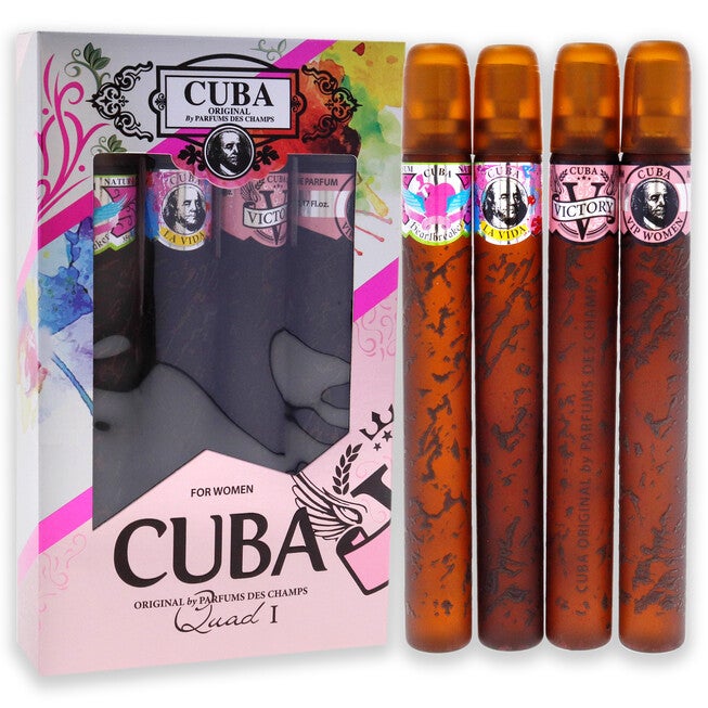 Cuba Quad I by Cuba for Women - 4 Pc Gift Set, , alternate image number null