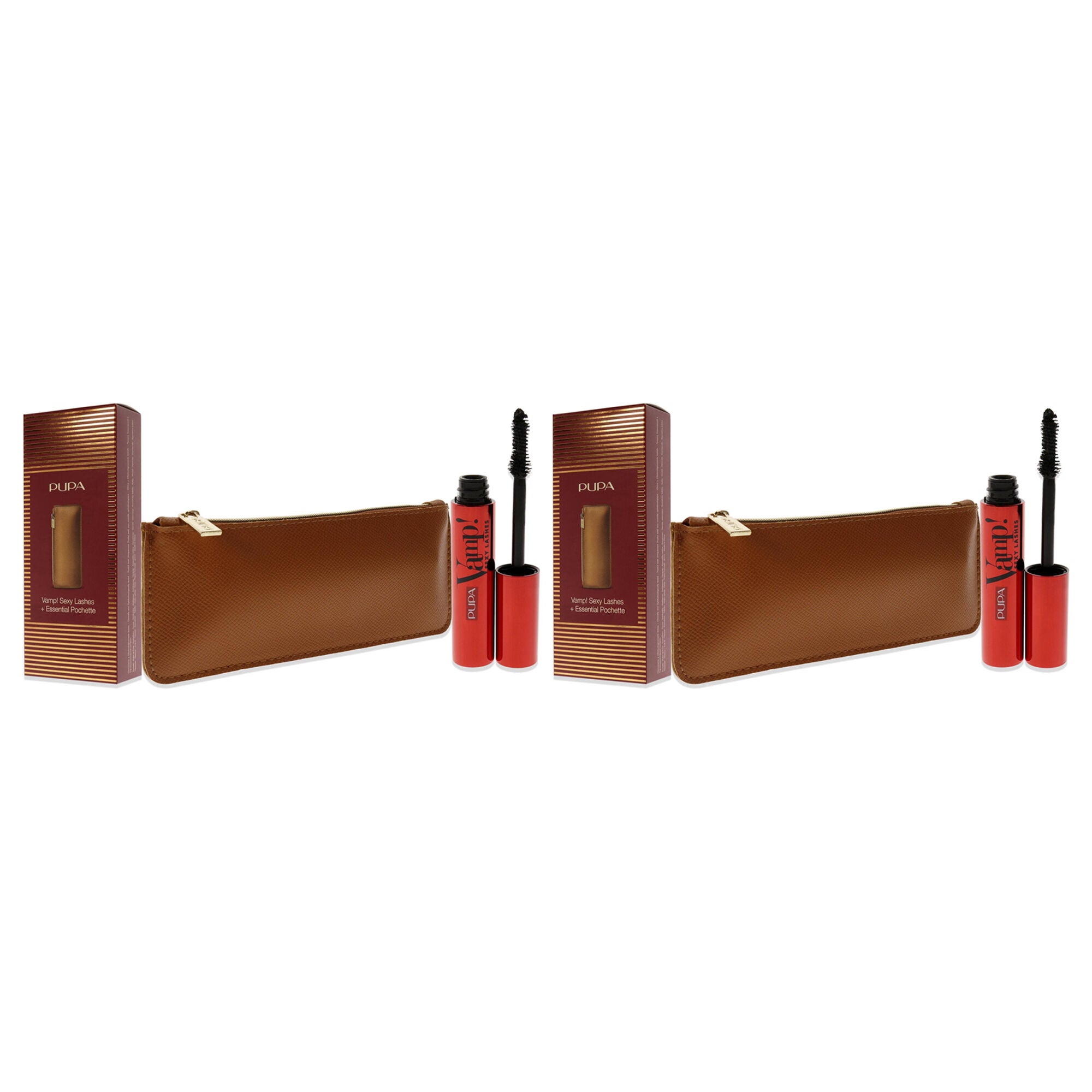 Vamp! Sexy Lashes Set by Pupa Milano for Women - 2 Pc 0.40oz Vamp! Sexy Lashes Mascara - 011 Black, ClutchBag - Pack of 2, , alternate image number 7