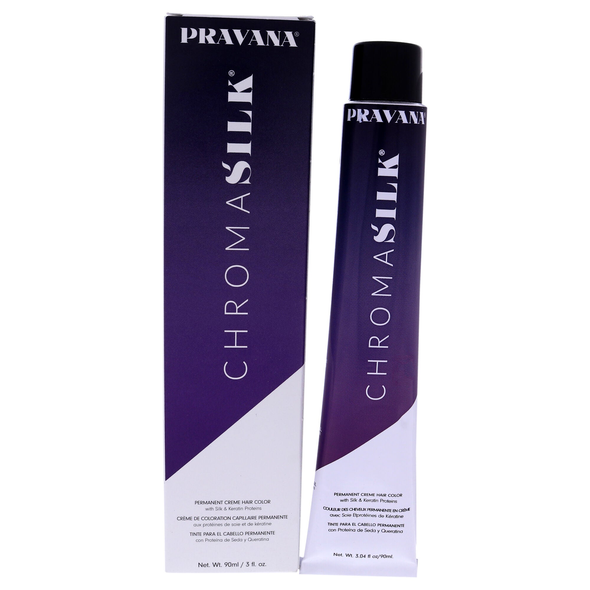 ChromaSilk Creme Hair Color - 7.5 Mahogany Blonde by Pravana for Unisex - 3 oz Hair Color, See Description, hi-res image number 0