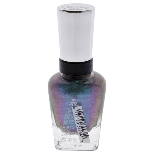 Complete Salon Manicure - 581 Black and Blue by Sally Hansen for Women - 0.5 oz Nail Polish, See Description, alternate image number 2
