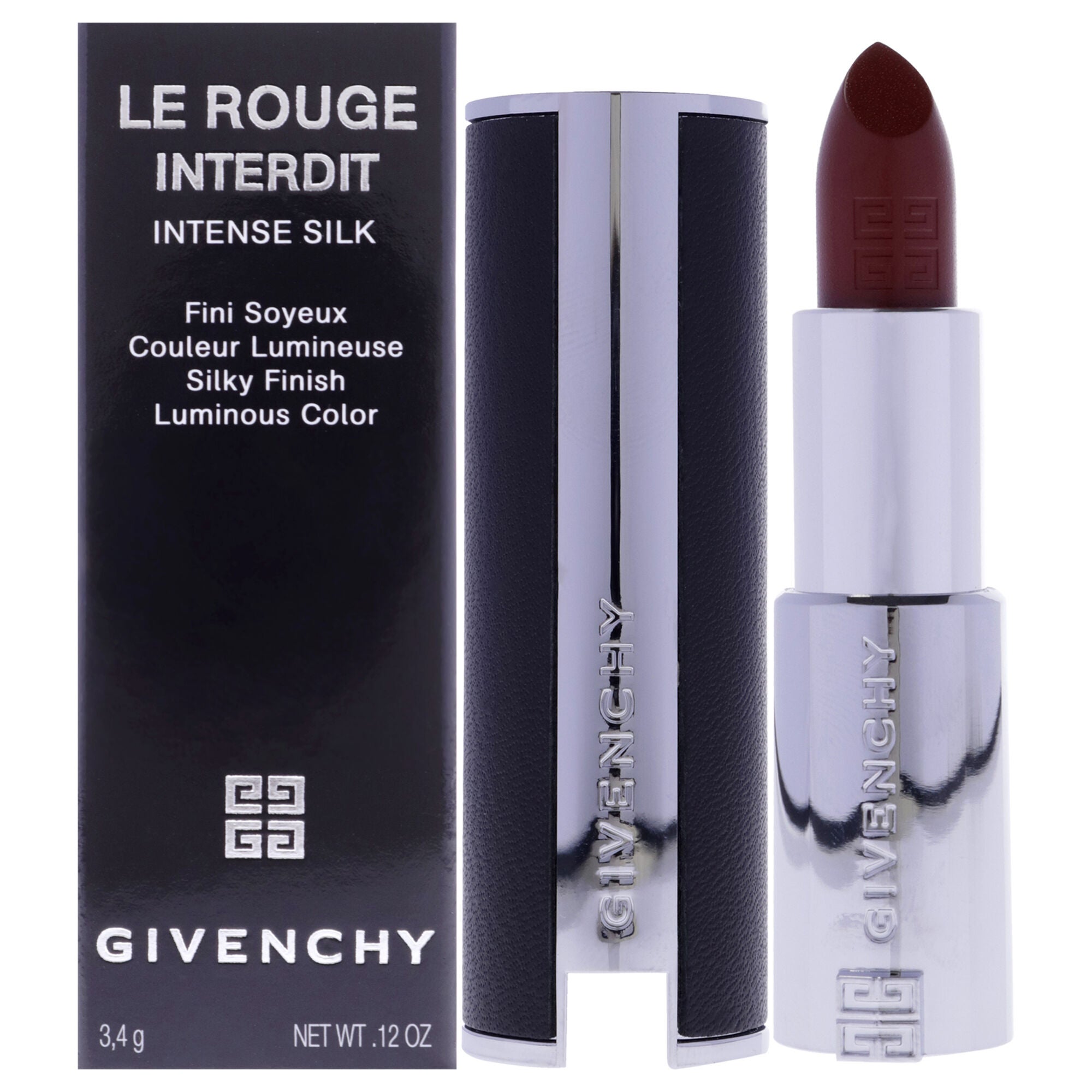 Le Rouge Interdit Intense Silk Lipstick - 319 Rouge Santal by Givenchy for Women - 0.12 oz Lipstick (Refillable), Brown, hi-res image number 0