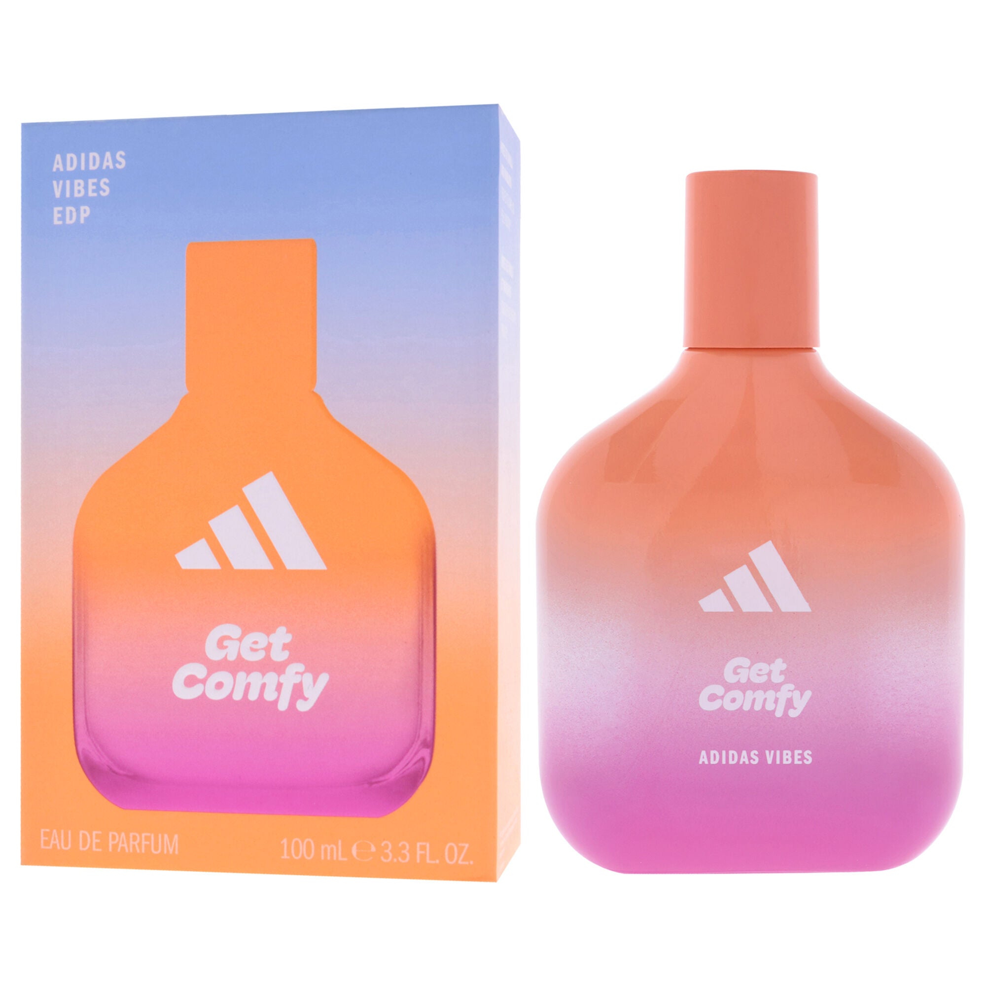 Adidas Vibes - Get Comfy by Adidas for Unisex - 3.3 oz EDP Spray, Clear, alternate image number 3