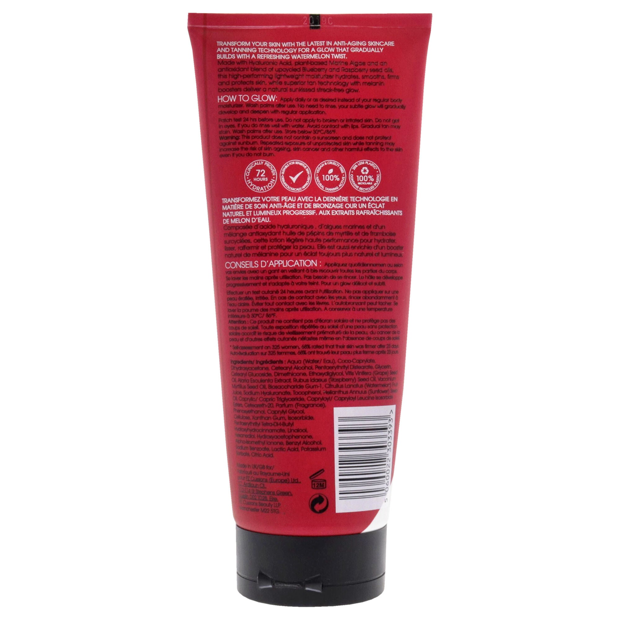 Gradual Tan Watermelon Infusion Lotion by St. Tropez for Unisex - 6.7 oz Body Lotion, See Description, alternate image number 2