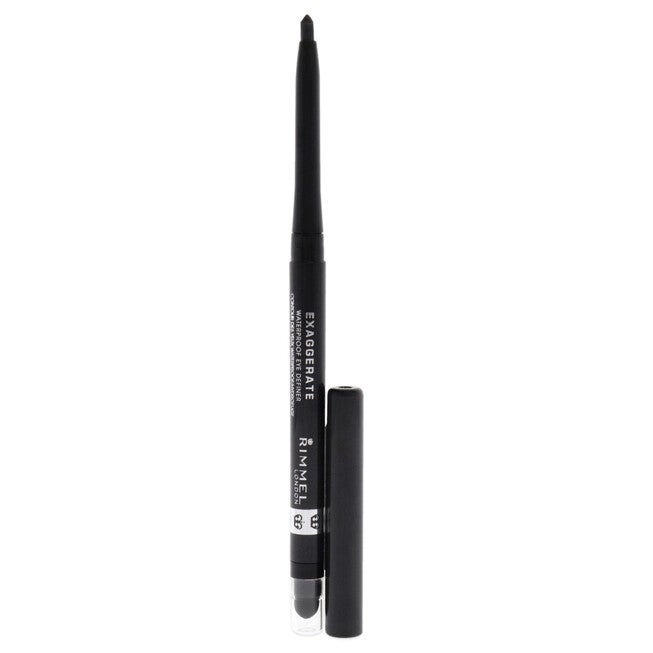 Exaggerate Eye Definer Crayon Waterproof - 263 Starlit Black by Rimmel London for Women - 0.009 oz Eyeliner, See Description, alternate image number 2
