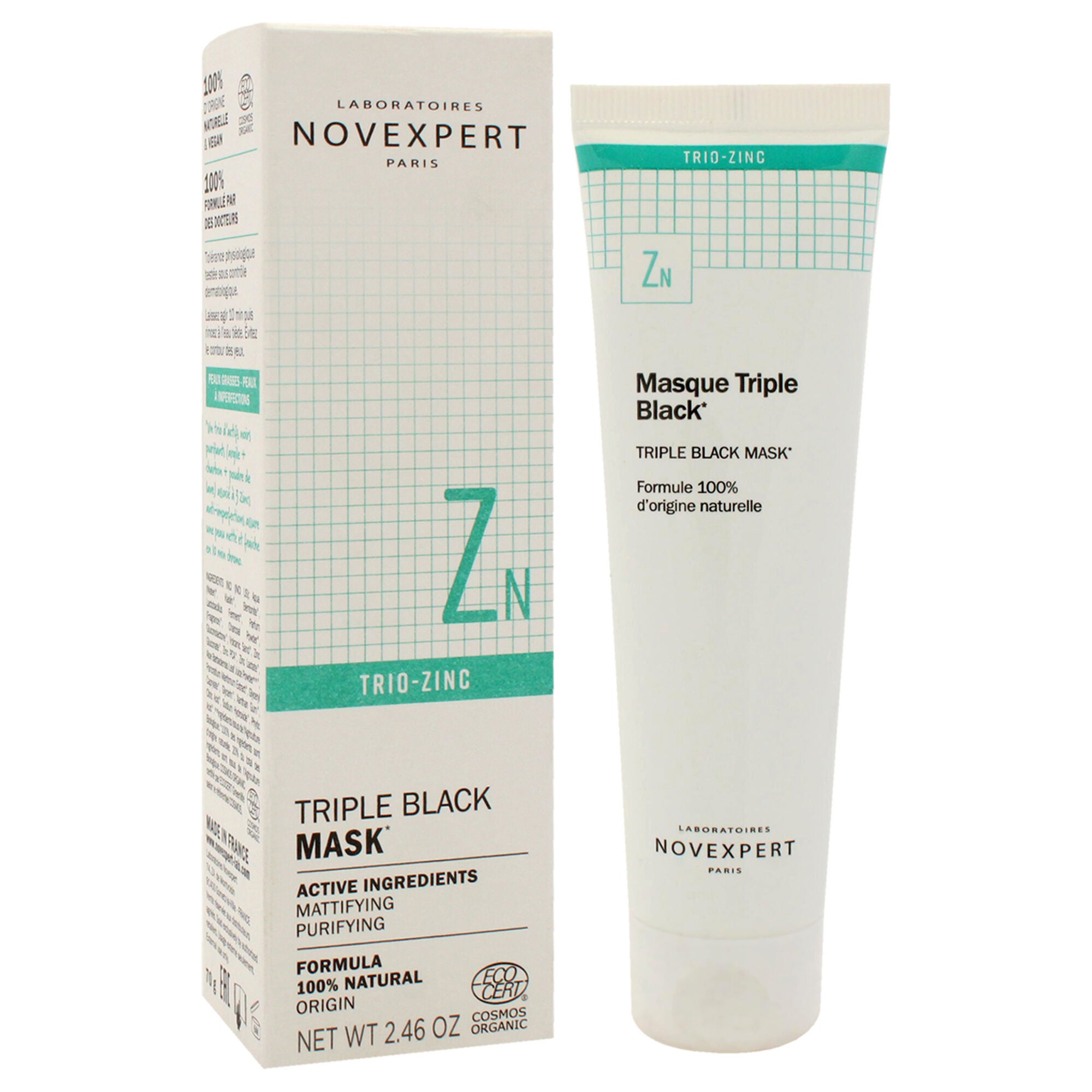 Triple Black Mask by Novexpert for Women - 2.46 oz Mask, See Description, alternate image number 2