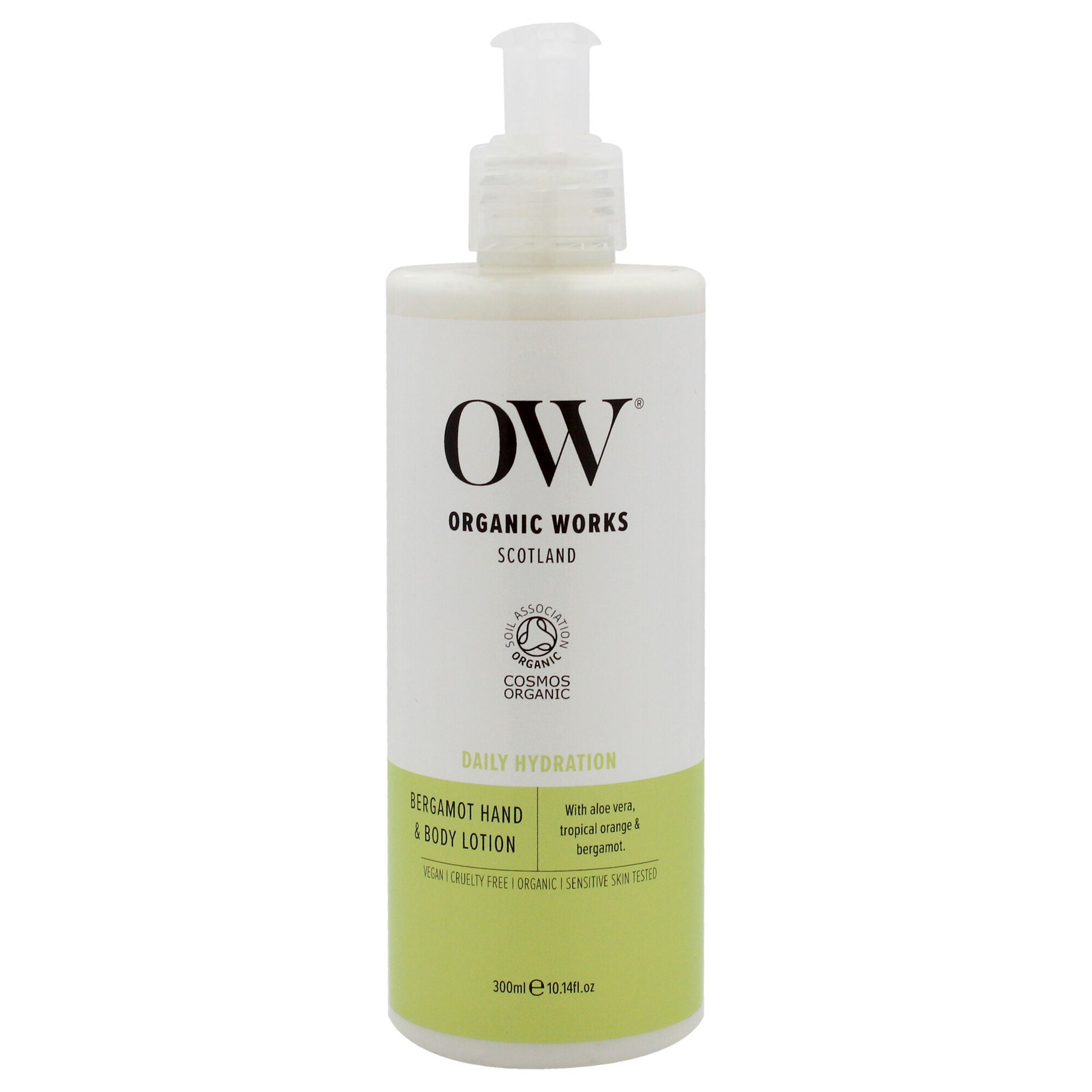 Daily Hydration Hand and Body Lotion - Bergamot by Organic Works for Unisex - 10.14 oz Body Lotion, See Description, hi-res image number 0