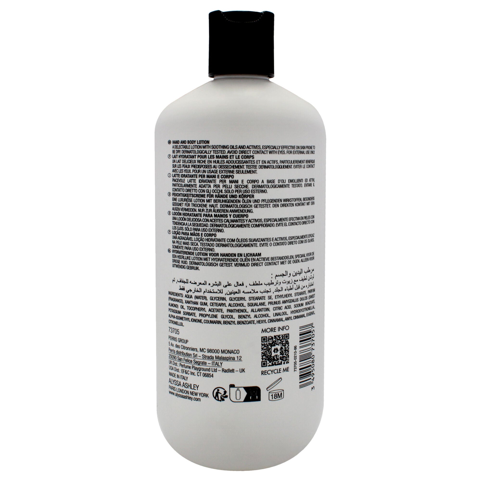 Musk Hand Body Lotion by Alyssa Ashley for Unisex - 16.9 oz Body Lotion, See Description, alternate image number 2