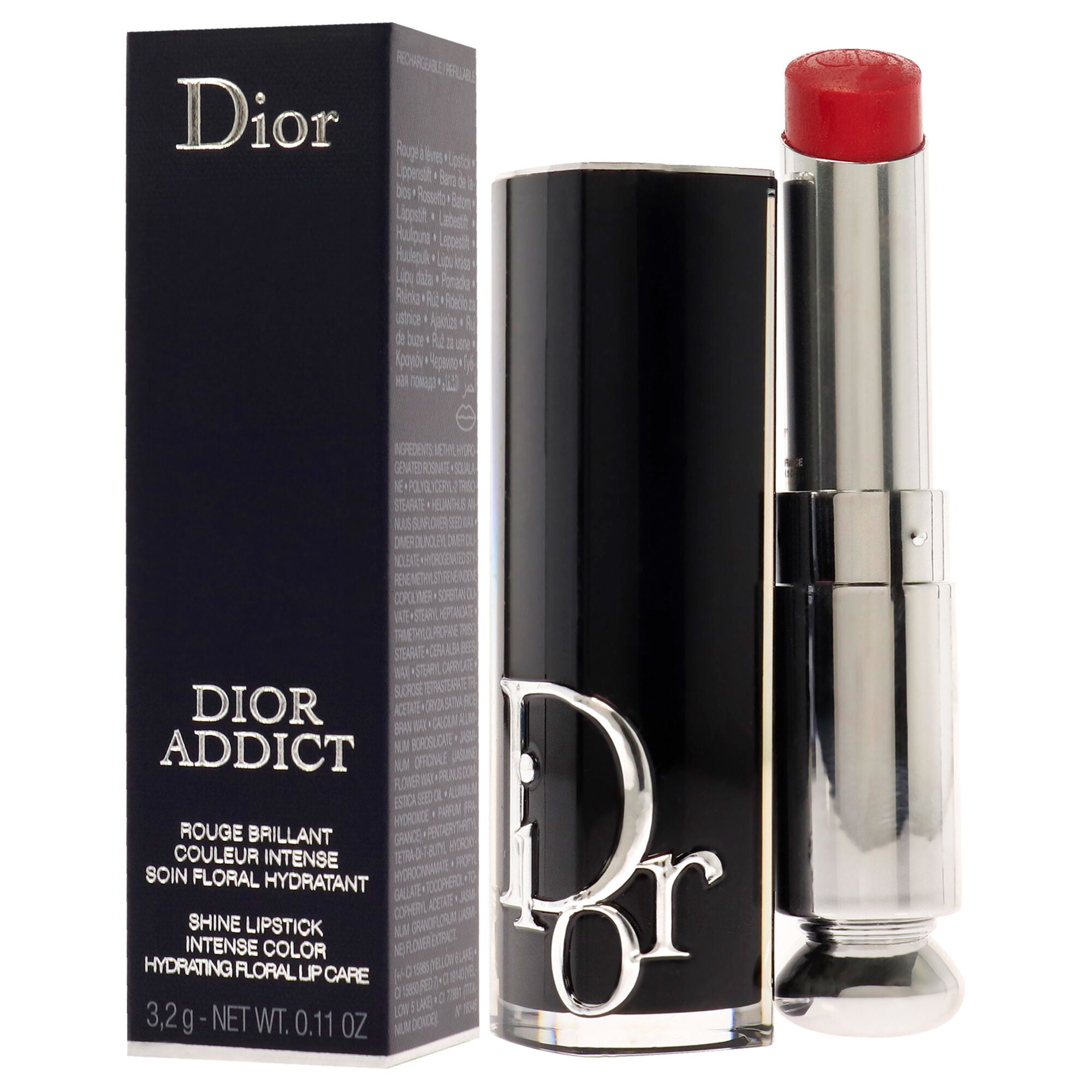 Dior Addict Hydrating Shine Lipstick - 745 Redvolution by Christian Dior for Women - 0.11 oz Lipstick (Refillable), See Description, alternate image number 3