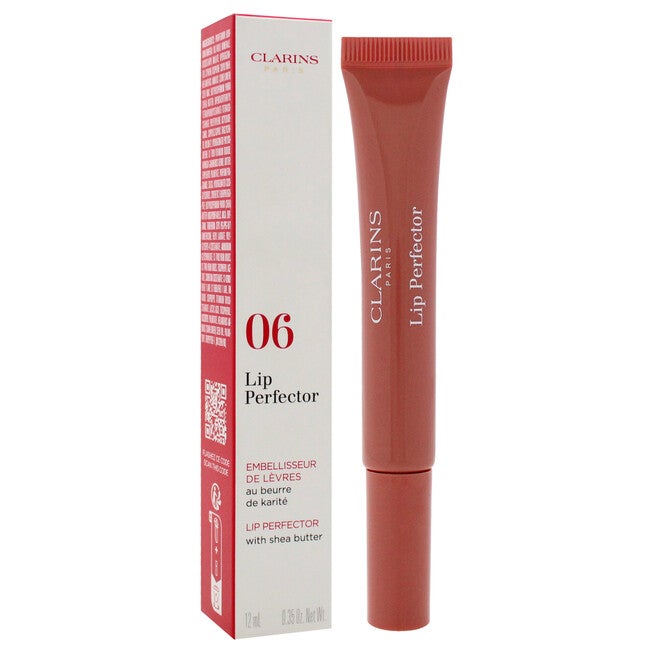 Lip Perfector - 06 Rosewood Shimmer by Clarins for Women - 0.35 oz Lip Gloss, NA, alternate image number null