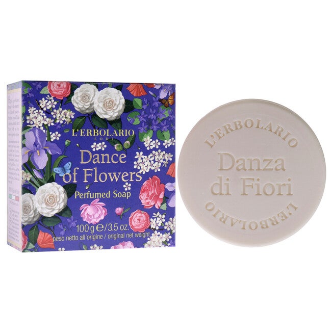 Dance of Flowers Perfumed Bar Soap by LErbolario for Unisex - 3.5 oz Soap, NA, alternate image number null