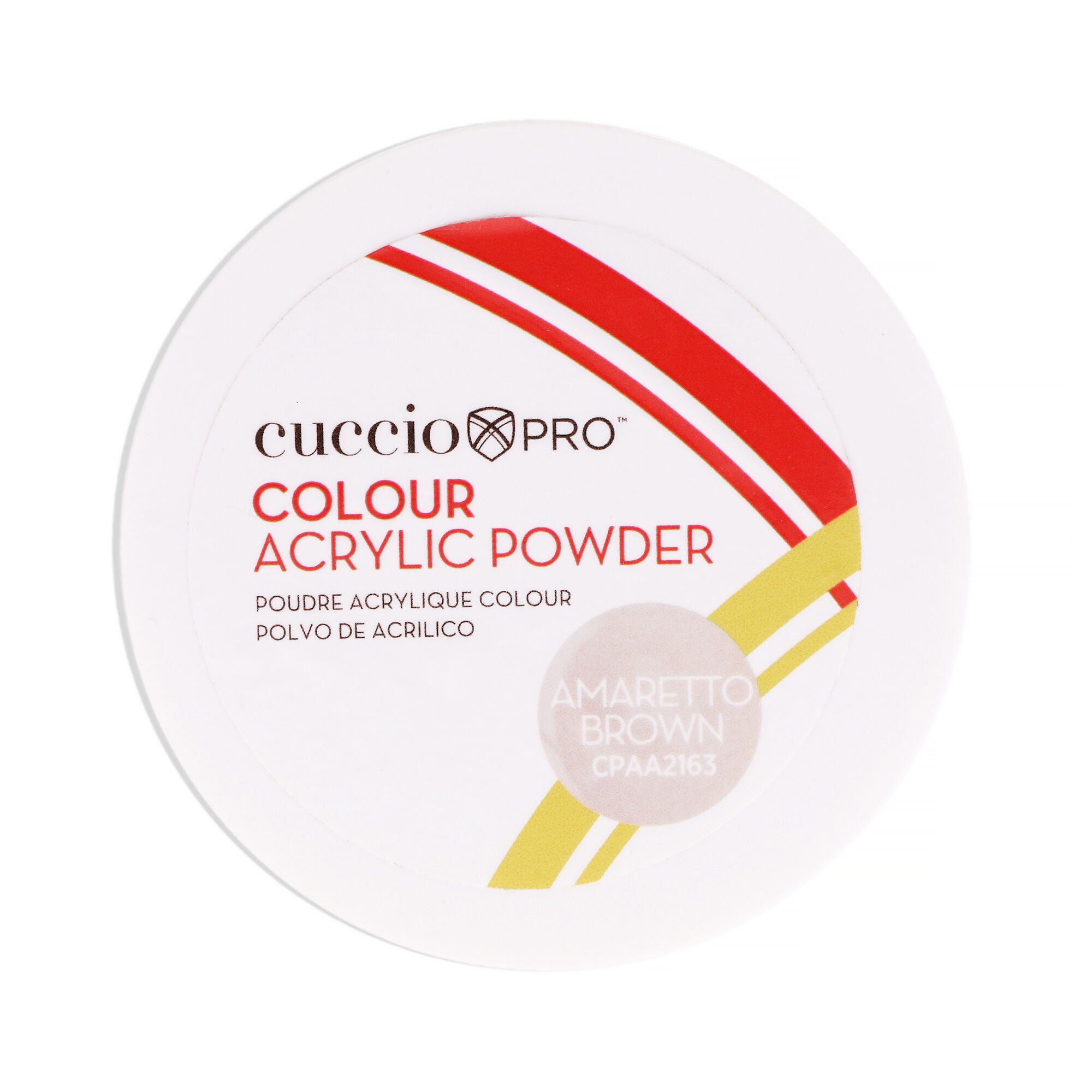 Colour Acrylic Powder - Amaretto Brown by Cuccio PRO for Women - 1.6 oz Acrylic Powder, See Description, hi-res image number 0